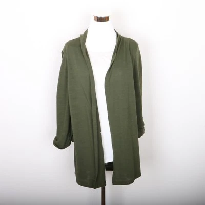 Elementz Long Sleeve Blouse Shirt Women's L Green  - Image 1 of 4