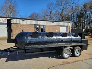 Pro Texas BBQ Restaurant Smoker Trailer Business Catering Food Truck Restaurant - Picture 1 of 12