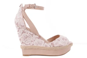 Sandalias de mujer GUESS sandalias de plataforma plataforma beige #731 - Imagen 1 de 5