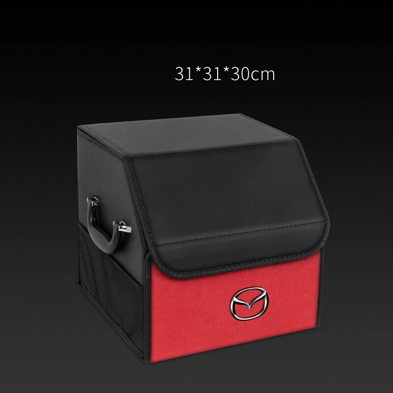Красный автомобильный задний багажник коробка для хранения багажа груза органайзер для Mazda 30 * 31 * 30 см - Изображение 1 из 1