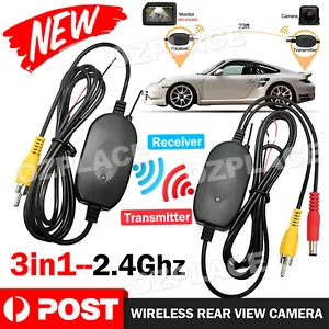 Wireless Rear View Video Transmitter & Receiver for Car Truck Reversing Camera - Picture 1 of 9