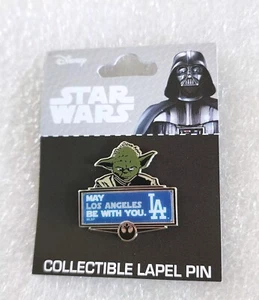 STAR WARS YODA~MLB LOS ANGELES DODGERS COLLECTIBLE PIN FREE SHIPPING!! - Picture 1 of 8