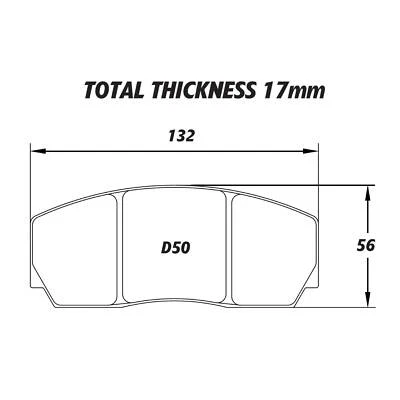Performance Friction 11 Brake Pads To Fit AP Racing CP5200 / OE Calipers - Image 1 of 2