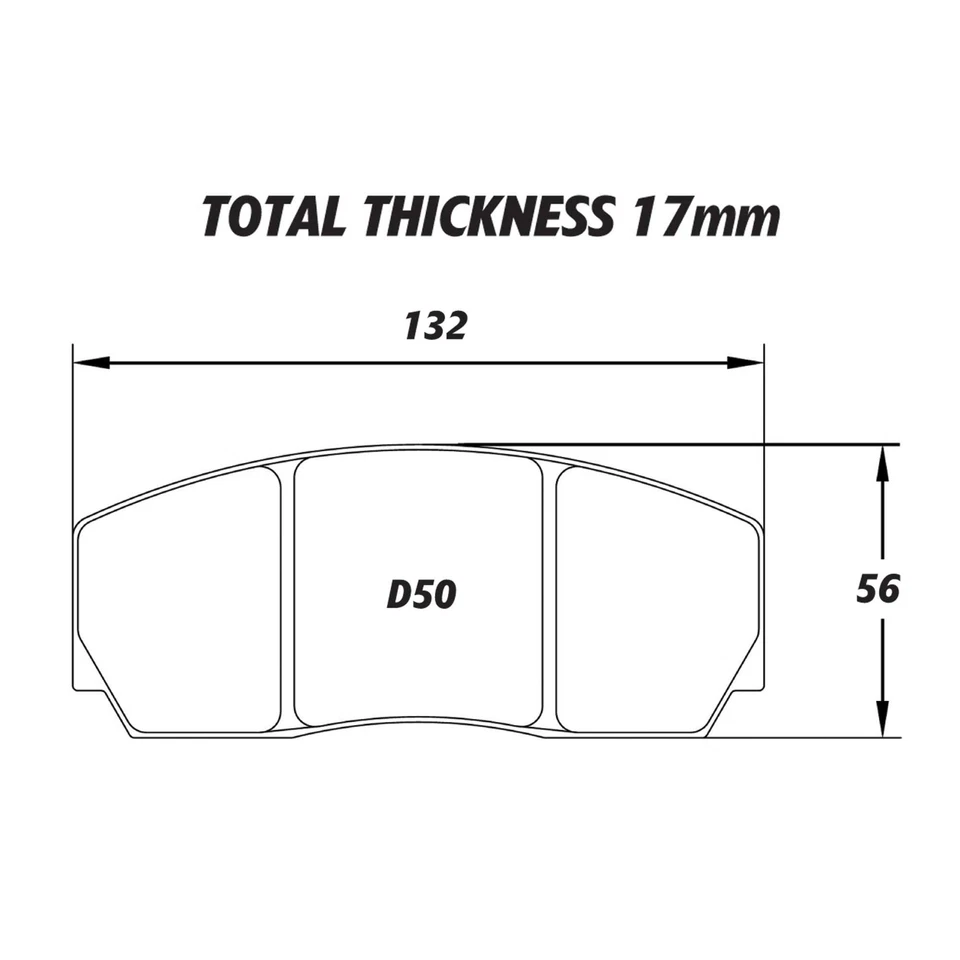 Performance Friction 11 Brake Pads To Fit AP Racing CP5200 / OE Calipers - Image 1 of 2