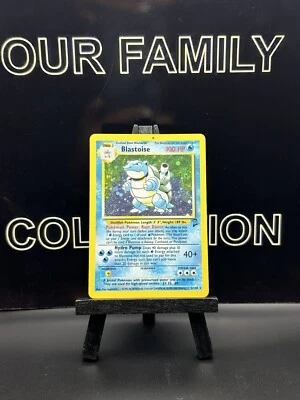 Pokemon Card - Blastoise - Base Set 2 2/130Holo Rare Tcg Wotc SWIRL  HP/DMG - Image 1 of 4