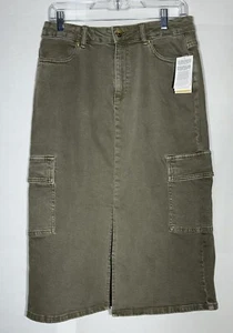Neu Michael Kors wadenlanger Jeansrock Damengröße 8 " - Bild 1 von 13