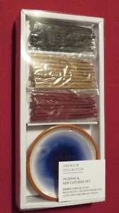 Incense Gift Set with Blue Ceramic Holder - Picture 1 of 3