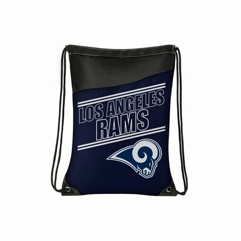 NFL Los Angeles Rams Incline Drawstring Lightweight Backpack Backsack Cover