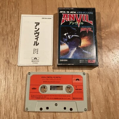 Anvil - Metal On Metal CASSETTE TAPE 1st Japan issue accept judas priest exciter - Image 1 of 4