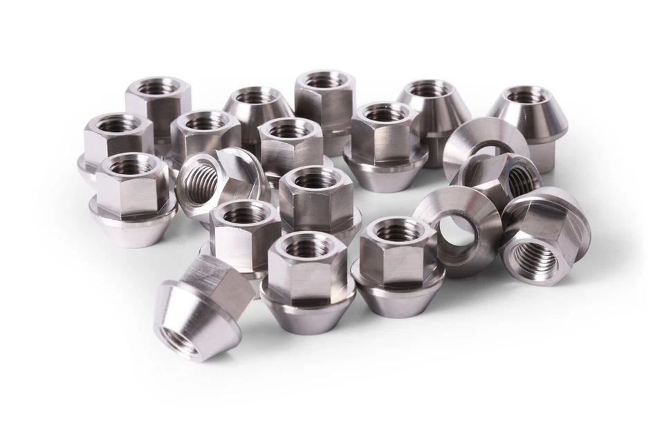 M12x1.5 Titanium Stud Lug Nuts 20 pcs BMW 3 Series E Series E36 318 320 325 M3 - Image 1 of 1