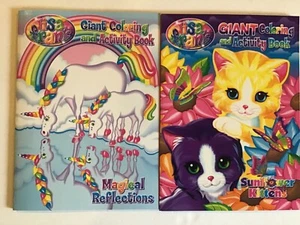 Lisa Frank Giant Color & Activity Books-Magical Reflections & Sunflower Kittens  - Picture 1 of 5
