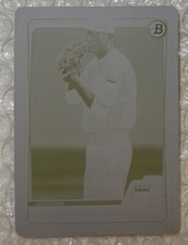 2020 Bowman Draft Jackson Kowar Prospect YELLOW PRINTING PLATE 1/1 One Of One
