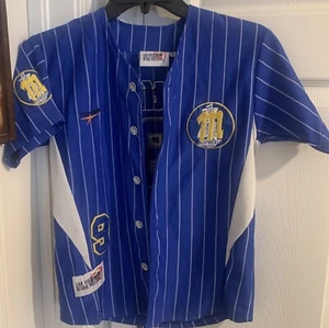 RARE Boy’s Navegantes del Magallanes Baseball Jersey Venezuela Kids Size 8 - Picture 1 of 6