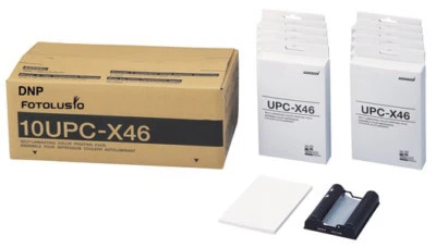 DNP ID400 / Sony C100, C200, C300 Passport System Media 4x6 Print Kit 10UPCX46 - Image 1 of 2