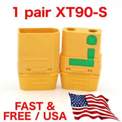 AMASS XT90-S 90A Anti Spark 4.5mm Connector Plug Upgrade XT90 XT90S US Buy Now - Image 1 of 4