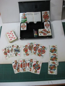 ESTUCHE BARAJA DE CARTAS SKAT-ROMMÉ-BRIDGE-CANASTA-PATIENCE-MEISTERKLASSE-ASS - Bild 1 von 8