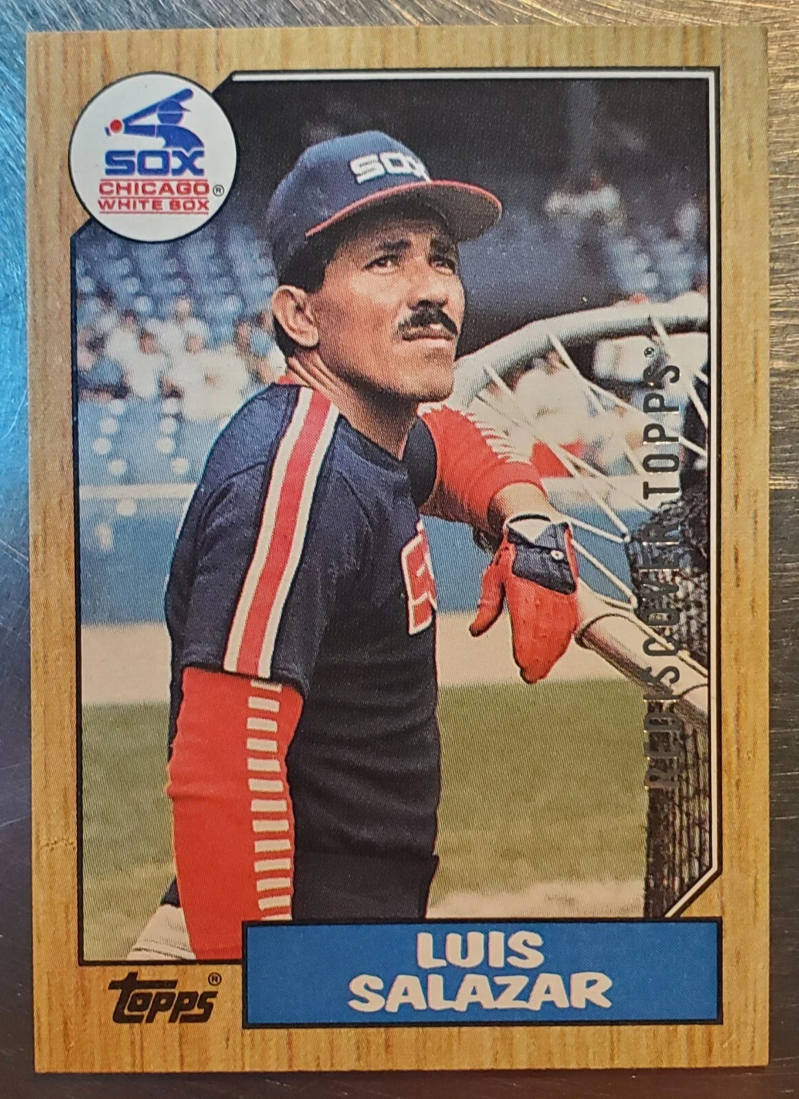 2017 topps rediscover topps 1987 Topps #454 Luis Salazar