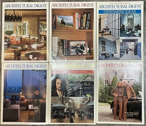 6 ARCHITECTURAL DIGEST MAGAZINES 2000-2004 RALPH LAUREN TOM CRUISE - Picture 1 of 4