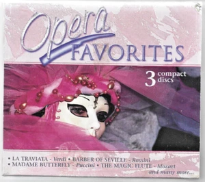 Opera Favorites 3-CD Verdi~Rossini~Mozart~Saint-Saens~Bizet~Puccini~Ponchielli - Foto 1 di 3