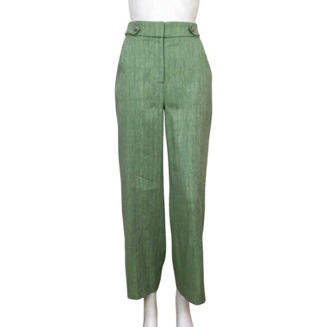 NWoT VERONICA BEARD (Made USA) Olive Green Wanderlust Wide Leg Pants Size 0