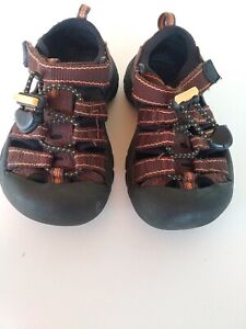 Keen Newport H2 Sports Hiking Orange Brown Waterproof Sandals Toddler Size 10