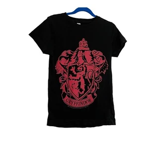 Live & Tell Gryffindor Harry Potter Black Red Short Sleeve Shirt Youth Size L - Picture 1 of 7