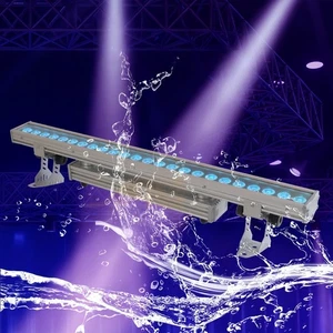 180W 18 x 10W Long Linear Wash Light 18×6in1 RGBWA+UV LEDs – Durable, Waterproof - Picture 1 of 8