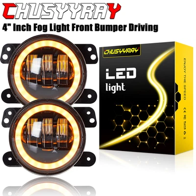 Repuesto de lámpara antiniebla LED transparente para cargador Dodge 2011-14 Foto 1 de 4