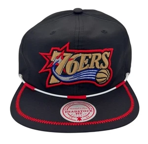 Mitchell & Ness NBA Philadelphia 76ers HWC Micro Rip Snapback Hat, Cap, New - Picture 1 of 7