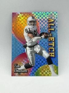 2024 Topps Chrome Tim Brown All-Etch X-Fractor Oakland Raiders - Picture 1 of 2