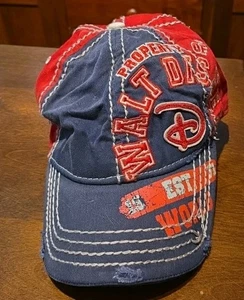 Walt Disney World Parks Property of Distressed Strap back Hat Adult. Sjs - Picture 1 of 13