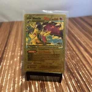 Tarjeta Pokémon Mawile VStar Metal Lámina Dorada Fan Art Card HP260 - Imagen 1 de 8