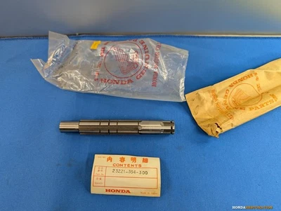 Contraeje de transmisión Honda 74-76 CB200B/CB200T 23221-354-300 NUEVO DE STOCK ORIGINAL Foto 1 de 4