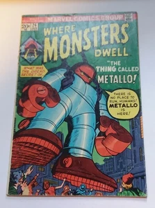 1973 Where Monsters Dwell #26 - Metallo - Picture 1 of 4