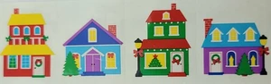 Mrs Grossman's HOLIDAY HOUSES Christmas Stickers Vintage 1996 VINTAGE - Picture 1 of 1
