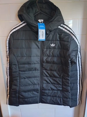 Womens Size 4 Adidas Black Puffer Jacket. Brand New with Tags Free Postage UK - Image 1 of 4