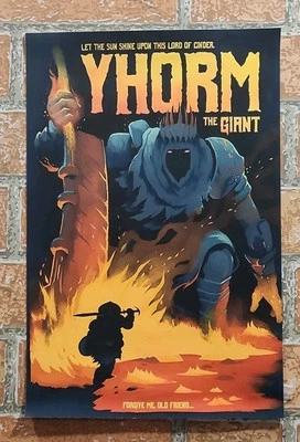 Impresión de póster de videojuego Dark Souls Yhorm The Giant sin fama 8"X12" Foto 1 de 3