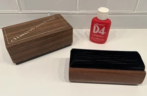 Discwasher Wood & Velvet Record Care System w D4 Cleaner In Original Box USA Vtg - Picture 1 of 14