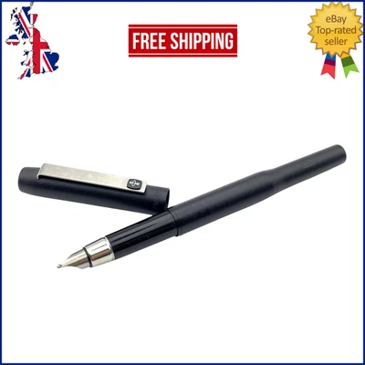 VINTAGE PARKER 25 FOUNTAIN PEN IN MATTE BLACK STEEL BROAD NIB MADE IN ENGLAND - Image 1 of 4