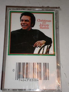 Johnny Mathis CASSETTE Christmas With SEALED - Picture 1 of 1