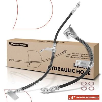 Manguera hidráulica de freno delantera A-Premium 2x para Hyundai Elantra 2017-2020 Kia Forte Foto 1 de 4