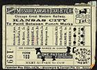 1910 Missouri, Kansas & Texas Railway Co of Texas Ticket Kansas City #199
