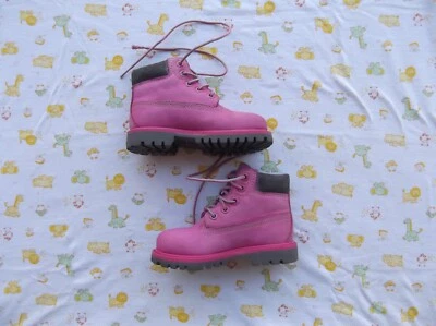 Timberland Botas Niños Rosa Talla US 8 Niños Pequeños Foto 1 de 4