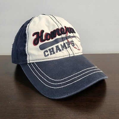 Homerun Champs Sombrero Juvenil Azul Blanco Logo Gorra Ajustable Béisbol Deportes Foto 1 de 4
