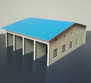 1:87 HO Scale Railway Layout Model For Train Truck Warehouse Locomotive Shed  - Picture 1 of 5