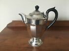 Vintage Silver Plated Coffee Pot - Footed, Moulded Design 8" Tall