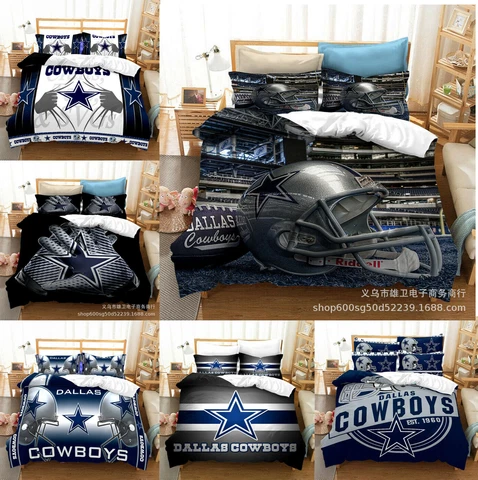 Dallas Cowboys Bedding Set 3PCS Duvet Cover Pillowcases Comforter Cover Gifts Cover