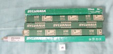 5 X 6 Watt 9 inch Sylvania Fluorescent Tubes NOS Standard White