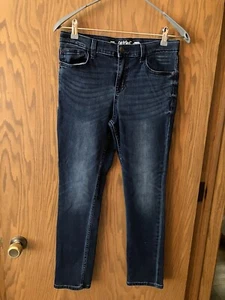 Cat & Jack Girls Skinny Blue Jeans Stretch Size 14 - Picture 1 of 9
