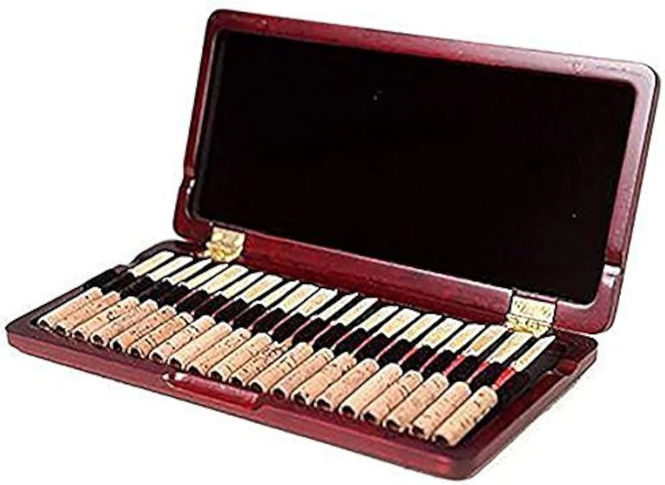 Oboe Reed Case for 20Pcs Reeds Maple Wooden (Red Color) - Image 1 of 4